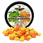 Пушещи Дъмпели Mini Wafters Fluo Led 6 мм Mango & Strawberry (манго и ягода) BB0751 - Battle Baits
